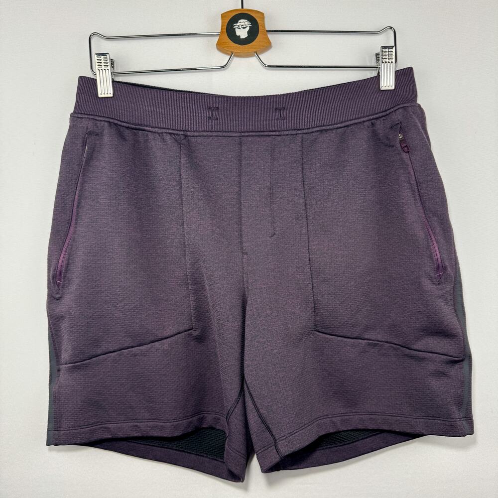 Lululemon Textured Tech Short Purple 6” L - Picture 3 of 9